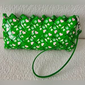 M&M’s woven wrapper clutch bag.
